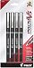 PILOT Precise V5 Stick Liquid Ink Rolling Ball Stick Pens, Extra Fine Point, Black Ink, 4-Pack (26002)