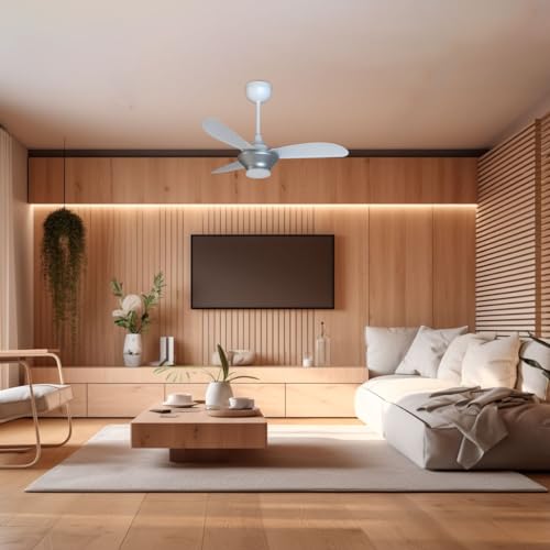 Ventilador de Teto Ventisol Wind Plus Inverter Silver Controle Remoto Led Integrada - Bivolt