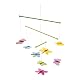 Baby-Mobile Goki Schmetterlinge aus Holz, 33 x 42 cm, 8 Teile