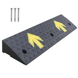 Low Profile Car Ramps, Heavy Duty Loading Rubber And Plastic Curb Ramps, Car Ramps For Driveway, Loading Dock, Sidewalk, Car, Truck, Scooter, Bike, Motorcycle 1 41cahel3dwl. sl500 . ss300