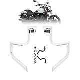 Kinglemc Engine Guard Highway Crash Bar for Kawasaki Vulcan 900 VN900 Classic Custom 06-2019 (Silver