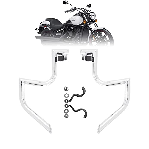Kinglemc Engine Guard Highway Crash Bar For Kawasaki Vulcan 900 Vn900 Classic Custom 06-2019 (Silver) #TOP6