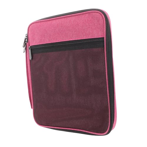 FOMIYES Portable Watchband Storage Case with Slots Travel Organizer for Smartwatch Bands Durable Polyester Pouch Purple for Watch Accessories and Strap Storage