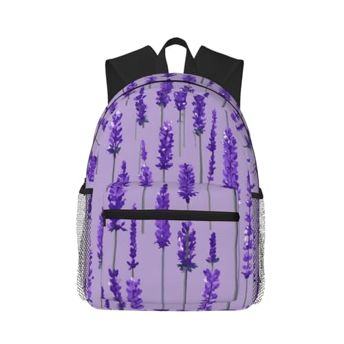 Sac à dos pour ordinateur EdWal motif timbre lavande : le confort urbain pour vos trajets fac.