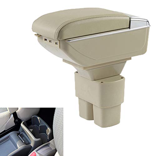 Klhzbm Caja de apoyabrazos, para Nissan NV200 2010-2017 Doble Capa realce Central...