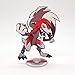 wasd Anime Sun And Moon Lycanroc Rockruff Evolution Plate Toys Collection Action Figure Toy Gifts for Kids White