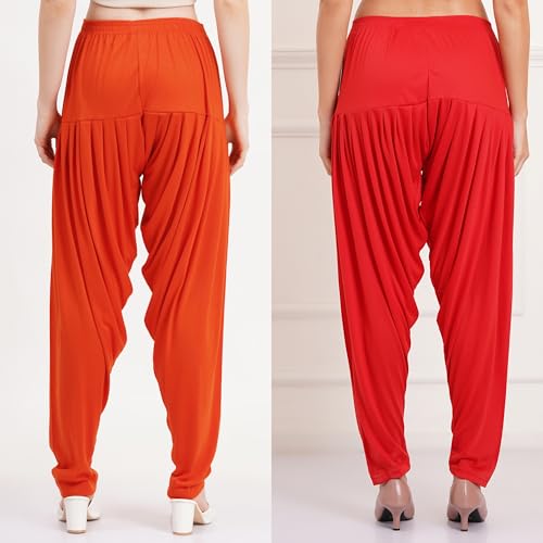 Image of Buy That Trendz Patiala Salwar for Women Relaxed Fit Viscose Patiyala Salwar Harem Bottom Pants