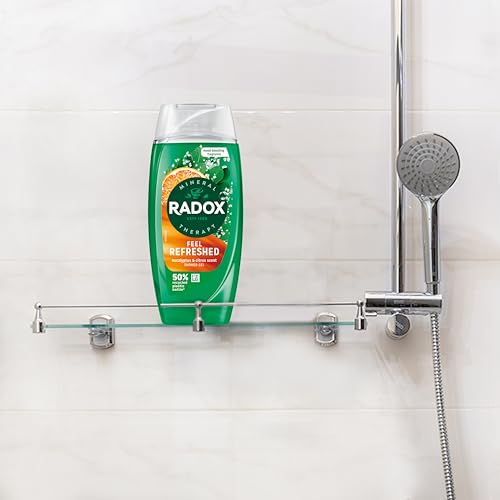 Radox Mineral Therapy Feel Refreshed Body Wash shower gel with a eucalyptus & citrus oil fragrance for a refreshing shower experience 6x 225 ml - Image 4