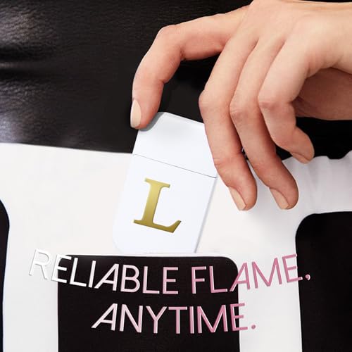 Encendedor antorcha elegante dorado para mujer miniatura 3
