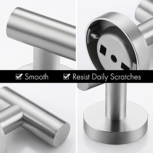 Kes Towel Hook Bathroom Wall Heavy Duty Robe Hook Holder Sus304 Stainless Steel Brushed 2 Pack, A2164-2-P2 #TOP4