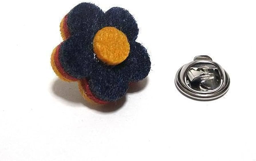 Amazon.co.jp: pin-0468 ラペルピンピンズ フラワー 花 フェルト