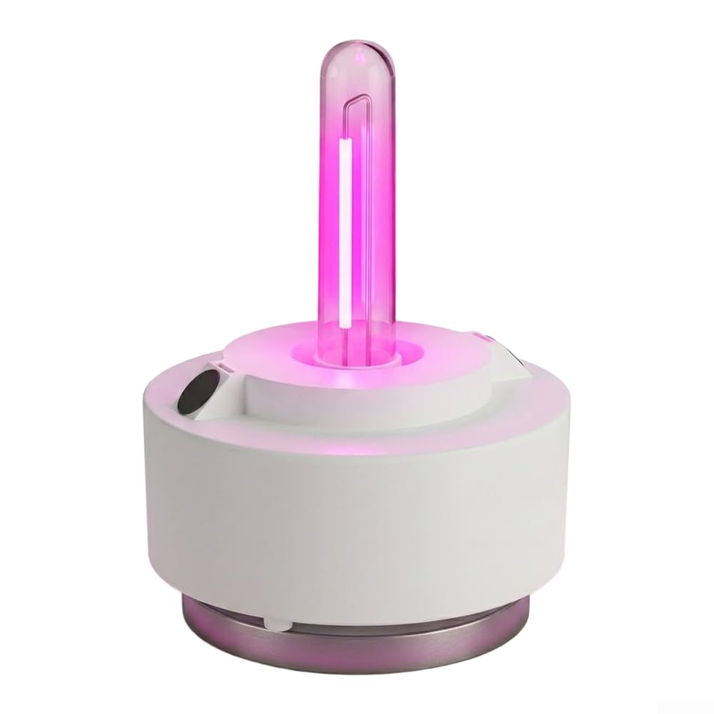 Posheliox Salt Water Powered Lantern, Battery-Free Portable Seawater Light, 80 Lumen Lamp For Camping, Hiking, Storms, Blackouts, Survival Kits, (Pink)