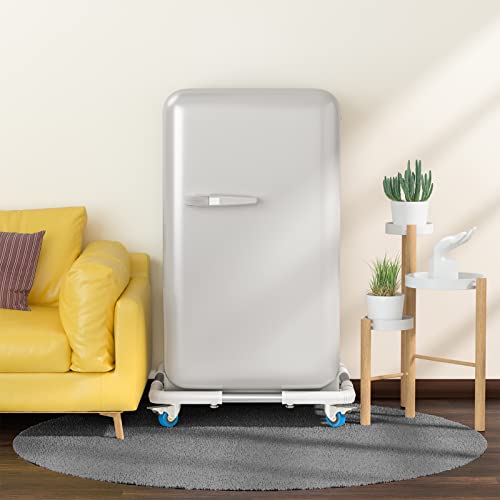 Móveis Dolly Mobile Roller com 4 rodas de travamento DAILYLIFE, Suporte ajustável para máquina de la