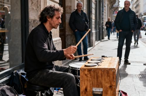 Baquetas para batería, baquetas antideslizantes para jazz miniatura 2