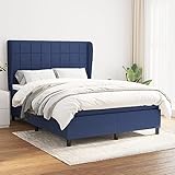 Kit complet : comprend un cadre de lit et une tête de lit de 140 x 200 cm et un surmatelas de 5 cm, toutes les couleurs assorties les unes aux autres, pas besoin de sommier à lattes séparé, montage rapide en quelques minutes grâce aux instructions de montage fournies (français non garanti) – Idéal comme mise à niveau d'intérieur ou lit d'invités