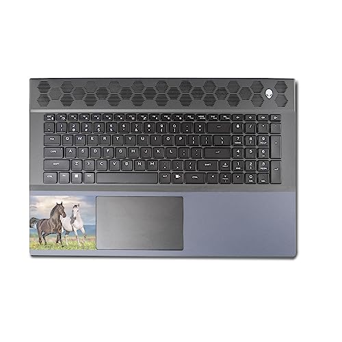Image of MightySkins Skin Compatible with Alienware M18 R1 (2023) Full Wrap Kit - Horse Contrast | Protective, Durable, and Unique Vinyl Decal wrap Cover | Easy to Apply & Change Styles | Made in The USA