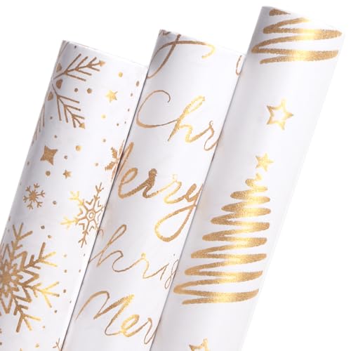 Silver and Gold Wrapping Paper