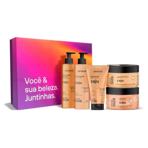 Kit Experiência Banho Dia A Dia C/ 5 Itens Caju Labotrat