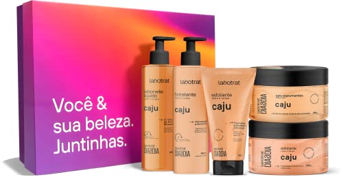 Kit Experiência Banho Dia A Dia C/ 5 Itens Caju Labotrat