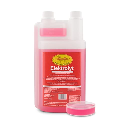 Elektrolyt 1L Liquid in Dosierflasche - Flüssiges Ergänzungsfuttermittel für Pferde