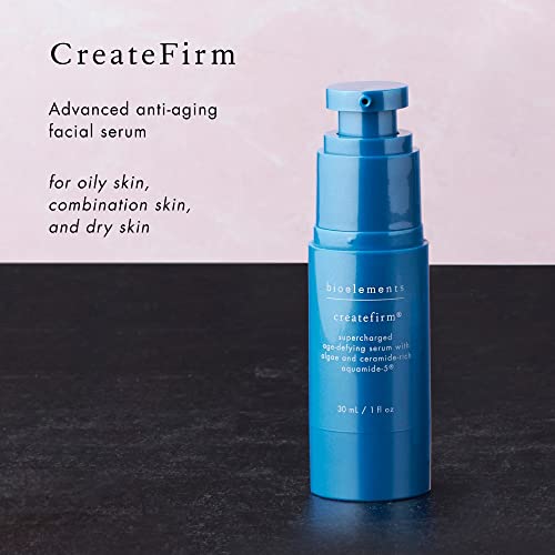 Bioelements Createfirm Serum - 1 Fl Oz - Advanced Anti-Aging Facial Serum - For Oily, Dry & Combination Skin Types - Vegan, Gluten Free - Never Tested On Animals #TOP1