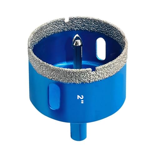 Image of TurstAid Diamond Hole Saw 2 Inch with Pilot Guide Drill Bit - Performance Diamond Tile Hole Saw for Porcelain, Glass, Marble, Ceramic