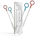 Heavy Duty Straw Cleaning Brushes Set of 4 - For Long Reusable Drinking Straws and Hard to Clean Areas