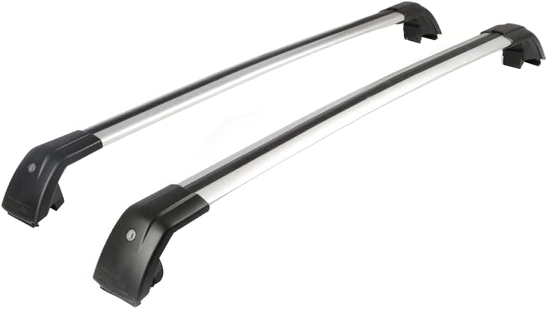 4Pcs Roof Rail Side Rail Roof Rack Lockable Cross Bars Crossbar Aluminum Fit for Mazda CX-9 2016-2021