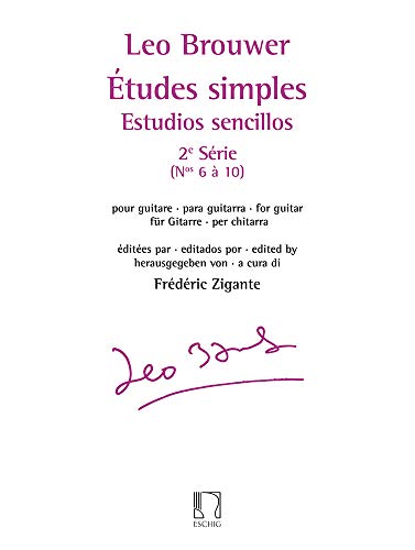 Photo de Études simples - Estudios sencillos (Série 2). Solo pour Guitare.
