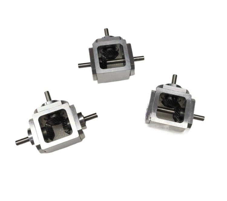 1個 90度スパイラルベベルギアギアボックス 1:1 トランスミッションステアリングギアボックス 6mm 【DEBLAN】 シングル