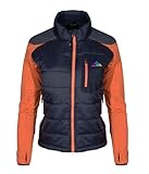 Chaqueta para alpinismo, escalada y trekking en invierno. Confeccionada con tejido elástico y cortaviento en mangas. Confort térmico en torso y espalda, gran movilidad y transpiración en las mangas.