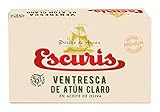 ESCURÍS Ventresca Atún Claro en Aceite de Oliva, Peso Neto Escurrido