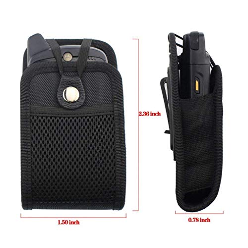 Seebz Polyester Holster, Carrying Case For Zebra Motorola Mc55 Mc65 Mc67 Intermec Cn50 Handheld Barcode Scanner Mobile Computer With Belt Clip #TOP1