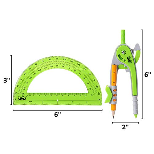 Mr. Pen ZX02 Compass And Protractor Set, Geometry Kit thumb #1