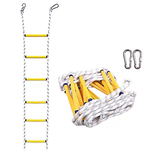 Échelle de corde et de secours de 5m compacte et légère pour évacuation