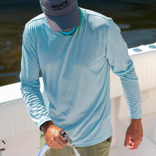 Camiseta UV Protection Masculina UV50+ Tecido Ice Dry Fit Secagem Rápida M Cinza