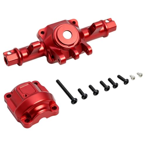 Boîtiers d'essieu en alu rouge 1/18 pour une robustesse maximale en crawler RC