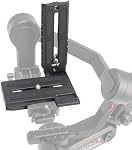 Hersmay Plaque de support verticale de support L pour l'universel Arca-Swiss ZHIYUN Bec-soleil S/2/3/ Crane 2/3 Gimbal Stabilizer Accessoires pour DSLR et caméra sans miroir