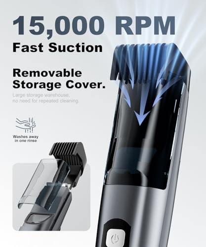 Image of Beard Trimmer for Men, 40 Adjustable Length Settings, Smooth Facial Hair Trimming, LCD Display, Beard Trimmer, Waterproof for Wet & Dry Use, Washable -Gray