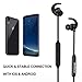 Akface Bluetooth 5.0 HD Stereo Sound Water Proof Sports Earphones with Soft Silicon Earhooks 6Hrs Play Time for Workout, Running, Gym, Black