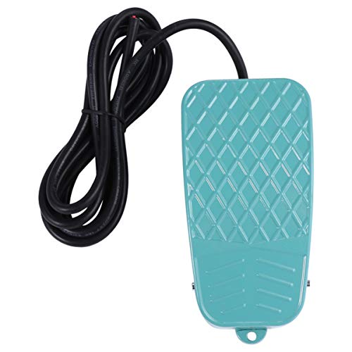 CHILDWEET 1 PC Foot Switch Foot Operated Pedal Controller Momentary Pedal Electrical Foot Pedal Controller for Industrial Heavy Duty Control Dual Momentary Footswitch On Off Foot Aluminum