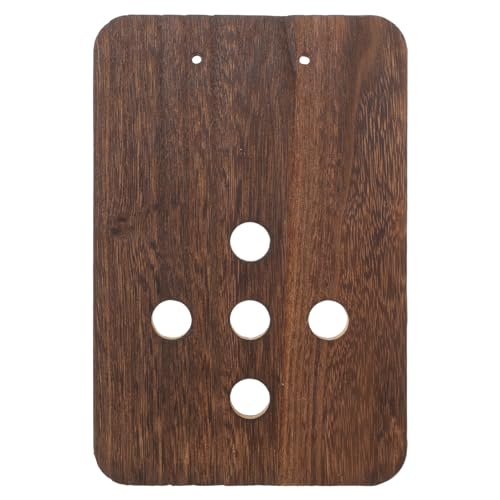 DOITOOL Piastra da Parete in Legno Solido per Piante Rampicanti Supporto Rustico per Felci con Corna e Succulente Montaggio Facile per Decorazione Stagionale Indoor e Outdoor