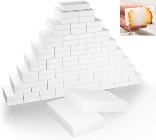 20Pcs Magic Sponge Eraser, Multi-Use Anti-Scratch White Melamine Foam Scouring Pad for Deep Cleaning - Kitchen, Dishes, Bath, Shoes, Walls, Stain Remover(10x6x2cm)