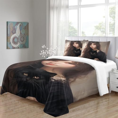 Housse de couette microfibre king size pour éliminer la fraîcheur des nuits