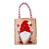 Sorpresa encantadora para los niños: tus hijos esta bolsa de arpillera Rudolph son testigos de su alegría y felicidad mientras reciben esta encantadora Navidad.