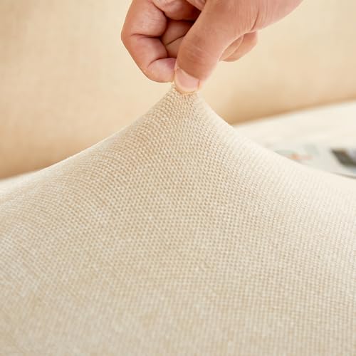 Housse de canapé pour canapé à 4 coussins extensible et lavable - 4