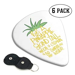 ASDTEHCY Lot de 6 médiators en celluloïd pour guitare électrique, basse ou ukulélé - Les Beatles, Paul McCartney, John Lennon, RIngo Starr, George Harrison ASDTEHCY Lot de 6 médiators en celluloïd pour guitare électrique, basse ou ukulélé – Image 4