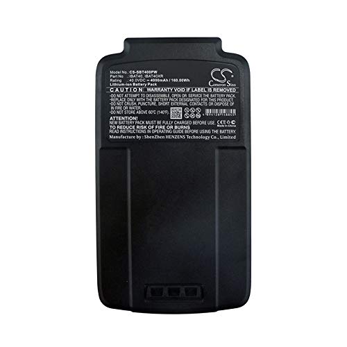 Cameron Sino New 4000mAh Replacement Battery for Snow Joe iON13SS, iON16CS, iON16LM, iON18SB, iON18SB-HYB, iONMAX Cordless Brushless Chai, iONMAX Cordless Brushless Lawn