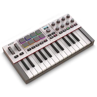 Akai Professional MPK Mini IV Teclado Controlador MIDI USB-C para Principiantes y Productores con Pads MPC, Ruedas de Pitch y Mod, Software de Producción, Native Instruments Sound Package, Gris | Ya disponible en tu tienda friki favorita! En mundofriki.es! Akai Professional MPK Mini IV Teclado Controlador MIDI USB-C para Principiantes y Productores con Pads MPC, Ruedas de Pitch y Mod, Software de Producción, Native Instruments Sound Package, Gris | Ya disponible en tu tienda friki favorita! En mundofriki.es!