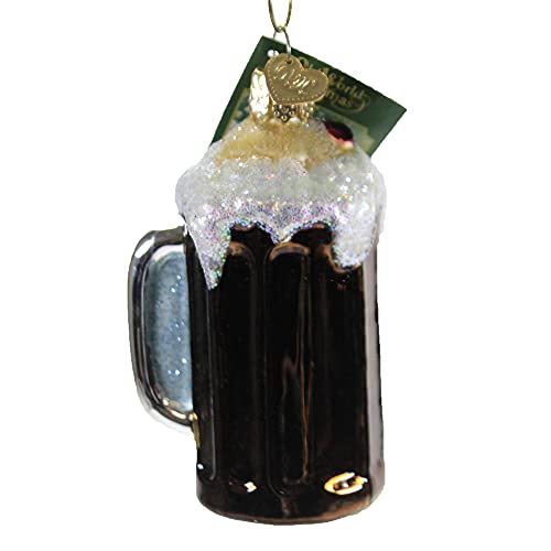 Old World Christmas Ornaments Root Beer Float Glass Blown Ornaments for Christmas Tree